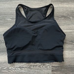 Zyia Black Star Mesh Bra